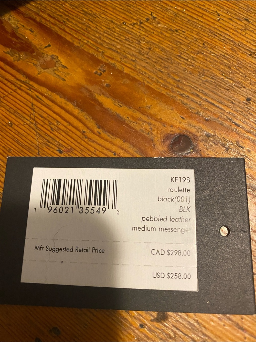kate spade Black Pebbled Leather Roulette - Picture 2 of 5